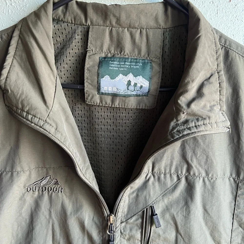 Outdoor Life Olive Vest industrial military - Picture 9 of 9